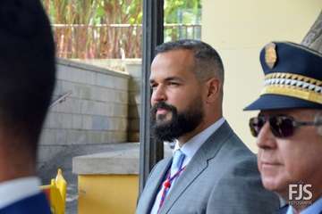 Telde, en la procesión capitalina de San Lorenzo
(Foto Francisco Javier Santana)
